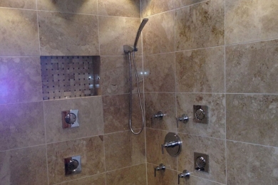 Shower body sprays installation3 5