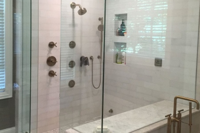 Shower body sprays installation 8